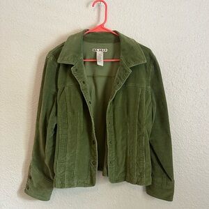 A.M.I Vintage Jacket Green Corduroy